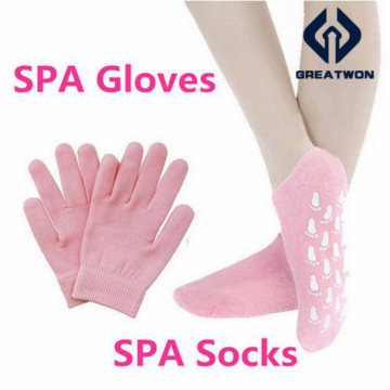 Mano mágica SPA Gel calcetines guantes de Gel fríos y guantes de Gel hidratante y Gel Frio guantes